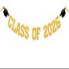 2026 Graduation Decorations - Gold Glitter Class of 2026 Banner, We are So Proud of You, Congrats Grad 2026, 2026 Graduation Party Decorations (Pre-Assembly) (Gold) view 1