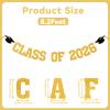 2026 Graduation Decorations - Gold Glitter Class of 2026 Banner, We are So Proud of You, Congrats Grad 2026, 2026 Graduation Party Decorations (Pre-Assembly) (Gold) view 2