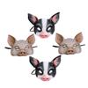 BCOATH 4pcs Costume Party and Halloween Breathable Animal Masquerade Masks for Women Versatile Cosplay Prop for Carnival and Themed Dress Up view 1