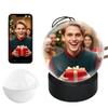 Christmas Memory Sphere Lamp, 2.7Inch Crystal Ball Digital Display Video Player, APP Personalized Videos & Photos Video Gift for Couples Friends Anniversary Birthday Christmas Tree Ornament view 1