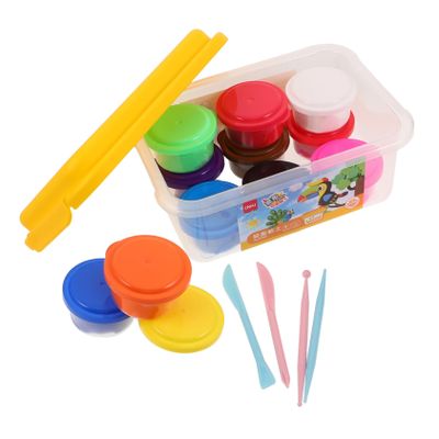 FRCOLOR Ultra Light Air Dry Clay for Bright Colors and Complete Non-Sticky Tool Kit Washable Modeling Clay Accessories for DIY Crafts School Handcrafts and Educational Art Projects