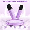 Mini Karaoke Machine with 2 Wireless Microphones, 2026 TOP Kids Portable Bluetooth Karaoke Machine for 3, 4, 5, 6, 7, 8, 9,10,11,12+Year Old, Christmas Birthday Gifts for Girls Boys Adults Home Party view 4
