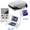 WERJIA Hard Carrying Case Compatible with RG447V/RG DS/ XF40H Handheld Game Console, Mesh Pocket fits Cable, SD Card (Grey) view 4