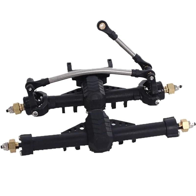 1/24 Scale Plastic Nylon Axles Front and Rear Portal Axle Assembly W/New C Knuckle for Axial for SCX24 90081 C10 Jeep Upgrade Parts