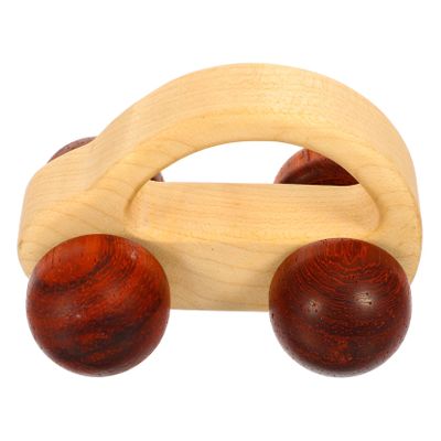 Uonlytech Wooden Hand Push Car for Grasping and Hand-Eye Coordination Development Lightweight Maple Plaything with Rounded Edges and Smooth Finish Safe Educational for Boy Girl