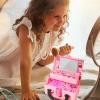Kids Makeup Kit - 25 Piece Pretend Play Sets, Makeup Sett Kids, Cosmetic Toys, Pretend Play Set, Portable Beauty Vanity Case, Beauty Vanity Set with Cosmetic Case | Creative Dress Up Toys view 3