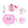Beaupretty Kitchen Tea Set for Plastic Pretend Play Dinnerware with Teapot and Dishes Food-Grade Safe Educational Role Play Set for Boys view 2