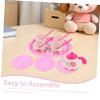 Beaupretty Kitchen Tea Set for Plastic Pretend Play Dinnerware with Teapot and Dishes Food-Grade Safe Educational Role Play Set for Boys view 3