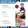 DolliBu Purple Unicorn Stuffed Animal Cowboy Plush with Name Personalization - Western-Themed Unicorn Plush with Cute Cowboy Costume Denim Shirt Vest, Bandana, Leather Pants, and Hat - 9 Inches view 3