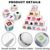 5-100Pcs Custom Dice with Logo, 30mm Personalized Blank Decision Dice with Text or Photo, Funny Gift for Women Men | Anniversary, Birthday, Wedding, Christmas, Party view 3