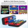 JXD Mini 3-inch LCD Screen Retro Video Game Console with 240 Games Connects to TV Children's Handheld Electronic Game Puzzle Toys Christmas Travel and Leisure Essential view 3