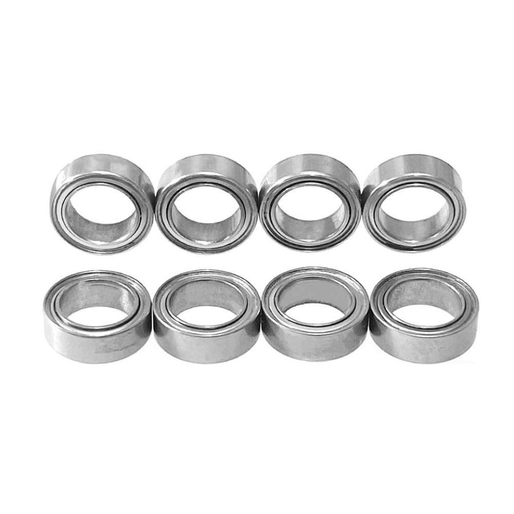 10pcs Bearing 1/16 Compatible with RC Car Upgrade Parts Accessories Universal Fit 16101 16102 16103 14301 14302 14209 14210 16207 16208 16209 16210