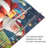 Burbuja Santa Claus Wet Dry Bags for Baby Cloth Diaper 2 Pack, Waterproof Reusable Wet Bag with 2 Zippered Pockets for Travel Swimsuit Gym Clothes Toiletries Stroller view 4
