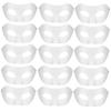 Beaupretty 15pcs Paintable Paper Masks Blank White Half Face DIY Masquerade Party Props for Halloween Mardi Gras Crafts and Art Projects Versatile for Costume Balls and Cosplay Events view 1