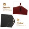 Abaodam Foldable Hexagonal Dice Tray with PU Velvet Surface Portable Thickened Dice Holder and Storage Box for Tabletop Games Capacity Elegant Dark Red Design and Practical view 4