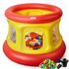 All-in-1 Inflatable Bounce House with 55 Balls for Toddlers 1-4, Playpen, Ball Pit and Trampoline, Thickened Matte PVC, Safety Net, 3-Min Setup with Air Pump for Kids Indoor and Outdoor Play(51'') view 1