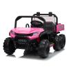 24V 4WD Electric Ride-on Dump Truck for Kids, 2-Seater with Parental Remote Control, 3 Speeds, All-Terrain Off-Road Toy Car for Boys Girls view 1