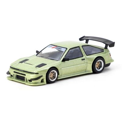 1:64 Diecast Model Car Compatible with Toyota Sprinter Trueno AE86 Widebody Green JONSIBAL Designworks Limited Edition by Tarmac Works T64G-060-GR