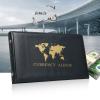2pcs 40 Pockets Currency Album, Paper Money Storage Book Money Holder Dollar Bill Holder Travel Banknote Stamp Storage Collection Folder for Paper Souvenirs view 3