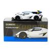 1:64 Diecast Model Car Compatible with Koenigsegg Jesko Attack Silver Limited Edition by Tarmac Works T64G-TL052-SL view 3