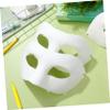 Abaodam 15pcs Paintable Paper Pulp Masks Bulk for DIY Masquerade Party Crafts Blank Half Face White Masks for Art Projects Lightweight Comfortable Design for Halloween Mardi Gras view 4