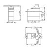 4.3g servo GH-S43D mini servo view 2
