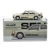 1:64 Diecast Collectibles Model Car Compatible with Mercedes-Benz 190 E 2.3-16 Race of Champion 1984 Ayrton Senna Limited Edition by Tarmac Works T64G-047-84ROC11 view 3
