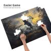 BEAROWL White Horse Knight Wooden Jigsaw Puzzle, 1000 PcsGazing Upon The Sunset SceneWonderful ImaginationEntertainment Games for Adults to Relieve Work PressureExercise Your Hands-On Skills view 3