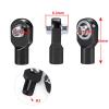 Rc Parts For Slash For Rustler For Revo For Telluride For Stampede 1/10 10PCS M3 Ball Head Aluminum Rod Ends Link Tie Joint Parts(Black) view 2