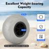 9" Balloon Wheels Beach Cart Tires, Replacement Big Sand Wheels for Beach Buggy, Kayak Trolley, Canoe Dolly, Rolling Walker, Garden Cart, Wheelchair, Sand Wagon, 2 Pack view 3
