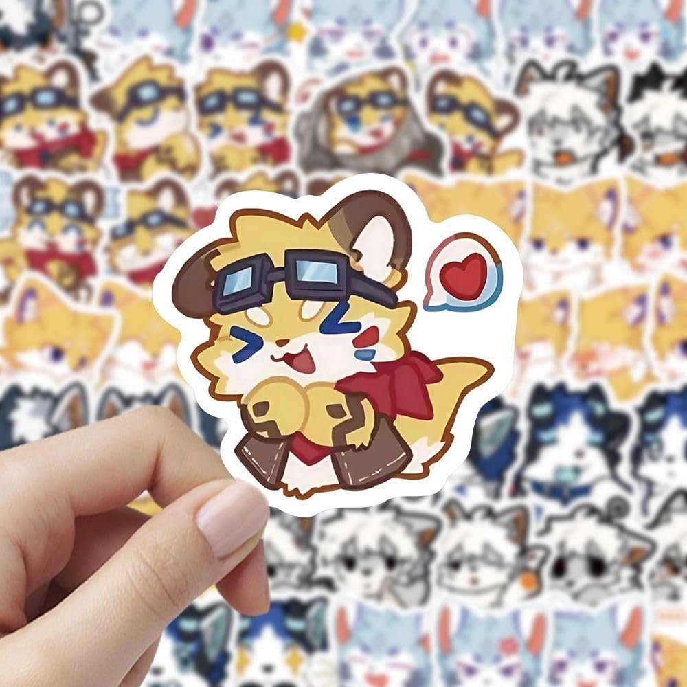 300 Adorable Animal-Themed Stickers for Decorating notebooks, Phones, and Luggage
