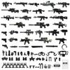HIMIRICH Military Weapons Pack, Classic Building Block Military Toy Accessories Hat, Piece Army Figure Accessory Combo, Compatible with Major Brands view 1