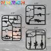 HIMIRICH Military Weapons Pack, Classic Building Block Military Toy Accessories Hat, Piece Army Figure Accessory Combo, Compatible with Major Brands view 3