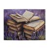 BEAROWL Vintage Adult Wooden Jigsaw Puzzle, 500 PcsOpen Pages, Old Novels & Lavender FieldEntertainment Games for Adults to Kill Time During for Friends and Family view 1