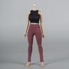 1/12 Scale Female Leggings Yoga Pants Stretchy Pants High Waist Bottoms Clothing for 6-inches Action Figure Body, 1/6 Female Sports Stretch Sportswear Pants Clothing (Russet-red) view 2
