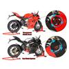 1/6 Scale Alloy Dynamic Motorcycle Model -Immersive Light and Sound Effects, Dynamic Mechanical Replication, Gift for Enthusiasts (Black) view 3