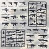 HIMIRICH U.S. Second Edition Military Weapons Pack, Military Toy Gun Set for Classic Building Blocks, 50+ Pieces WW2 Army Accessory Combination, Compatible with Major Brands view 3