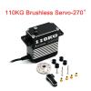 110KG Digital Servo High Torque Brushless Motor HV 10-15V Metal Gear with 15T(110KG-270degree) view 2