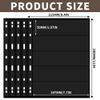5 Sheets 10 Pages Postage Stamp Album Pages, 5 Pockets 7.7x 1.97in Stamp Collection Inserts, 9 Hole Standard Stamp Collecting Album Sleeves for Stamp Collection Binder IS010505 view 2