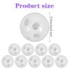 10PCS Rattle Ball Inserts 24mm Plush Crafts Doll Noise Maker Insert Rattle Box Repair Stuffed Balls for Animal Puppy Doll Pet(White) view 2