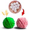 10PCS Rattle Ball Inserts 24mm Plush Crafts Doll Noise Maker Insert Rattle Box Repair Stuffed Balls for Animal Puppy Doll Pet(White) view 3