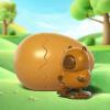 Creative Animal Bounce Eggs Wind-up Toys for Kids, Wind Up Animals Bulk Flipping Walking Jumping Swimming Clockwork Toys for Kids Classroom Party Favors, Birthday Gifts,Christmas (Capybarrra) view 3
