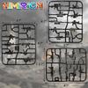 HIMIRICH Military Weapons Pack Accessories Kits Toys, Army Equipment Gear WW2 Guns for Boys 6+, Compatible with Mini Figure of Major Brand(Two-Tone Weapon Pack-Silver Black) view 3