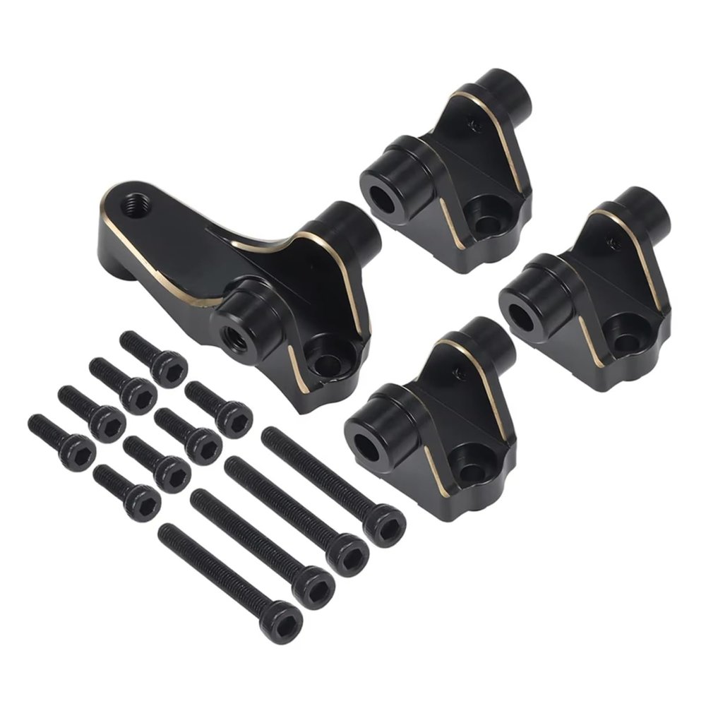 Rc Upgrade Parts For TRX4 For Sport For Defender For Bronco K5 8227 For Rock 1/10 37g Brass Link Mounts With Panhard Axle Mounting RC Crawler Upgrade Parts