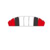 Radio Control Model Paraglider Canopy 81cm Wingspan Paragliding Wing for RC Hobbyists DIY Outdoor Stunt Glider Flying(1PC 81cm NO.3) view 1
