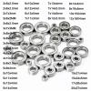 4pcs Miniature Ball Bearings 3x6x2.5 4x7x2. 4x8x3 5x8x2. 5x10x4 5x11x4 6x12x4 8x12x3. 10x15x4 12x18x4mm RC Car Bearing Set(5x9x3mm) view 3