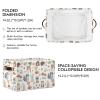 Emelivor Cute Animals Storage Basket Bins Foldable Baskets Organization with Handles Laundry Hamper for Bedroom Office Clothes Pet Living Room,2 pcs view 2