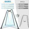 Heavy Duty Swing Frame, 330LBS Metal Swing Stand for Kids and Adults, Fits for Most Swings - for Indoor and Outdoor Use, Black(Saucer Swing NOT Included) view 2