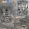 HIMIRICH Military Weapons Pack, Military Toy Gun Set for Classic Building Blocks, 40 Pieces WW2 Army Accessory Combination, Compatible with Major Brands, Brownish-Black view 3