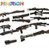 HIMIRICH Military Weapons Pack, Military Toy Gun Set for Classic Building Blocks, 40 Pieces WW2 Army Accessory Combination, Compatible with Major Brands, Brownish-Black view 4